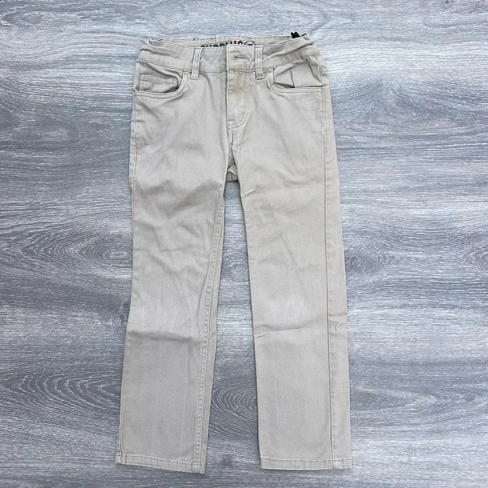 Surplus Straight Khaki Pants, tan